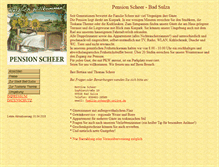 Tablet Screenshot of pensionscheer.de